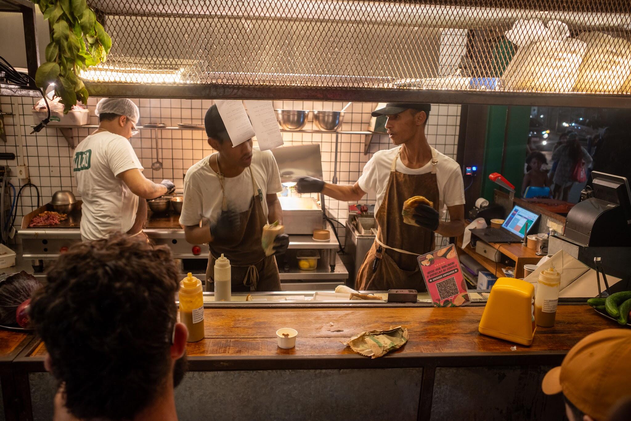 Balcão - Comida de rua